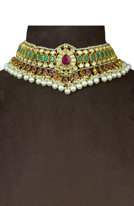 Traditional Kundan Choker Necklace