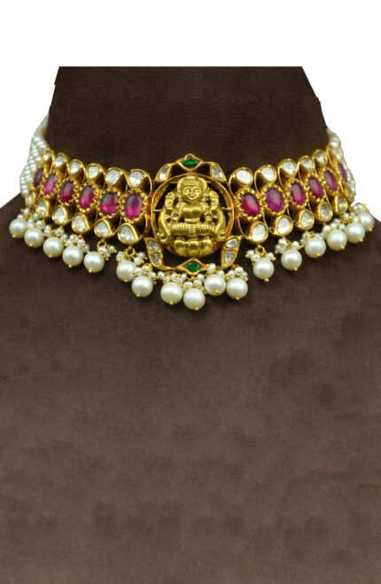 Indian Design Kundan Chokar Necklace