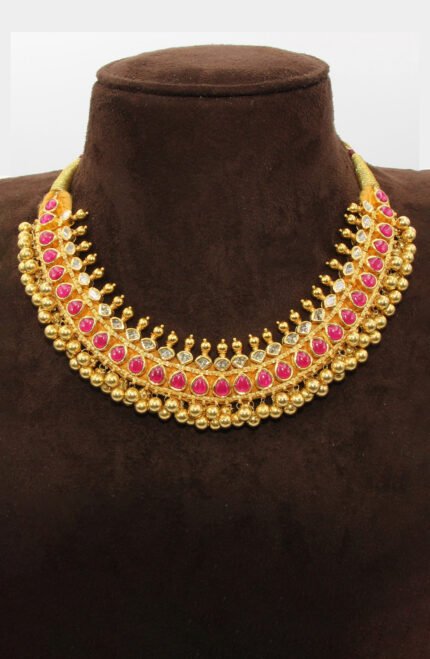 Kundan Gold Antique Necklace