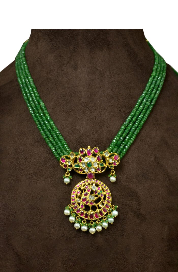 Kundan Ruby Studded Pendant