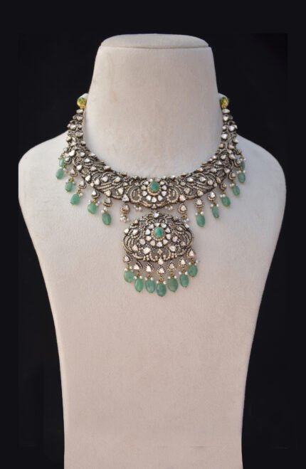 Victorian Diamond Polki Necklace