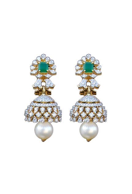 Glorious Diamond Gold Earrings