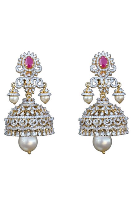 Royal Diamond Jhumka Earrings