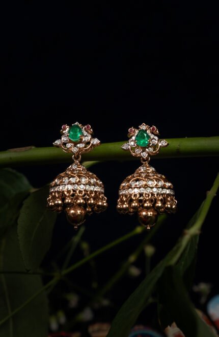 Antique Bridal Diamond Earrings