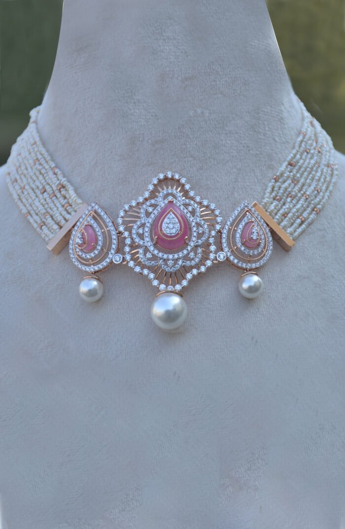 Rajwada Diamond Choker