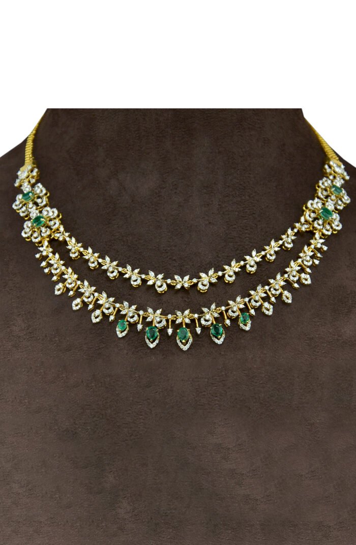 Premium 2 Layer Diamond Necklace