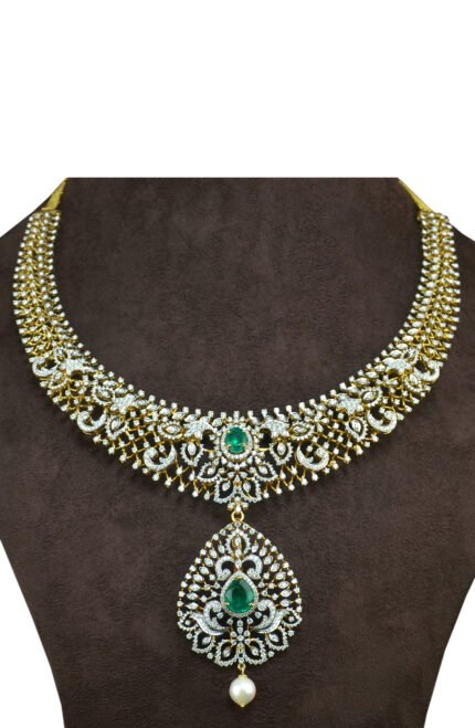 Rajwada Diamond Design Necklace