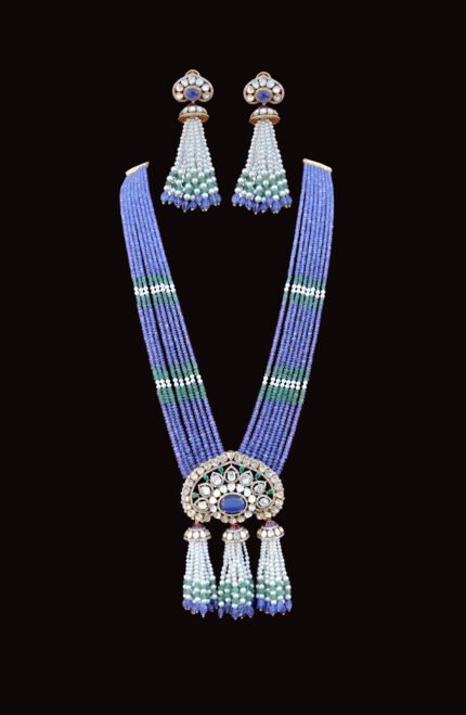 Rajwada Diamond Studded long Pendant