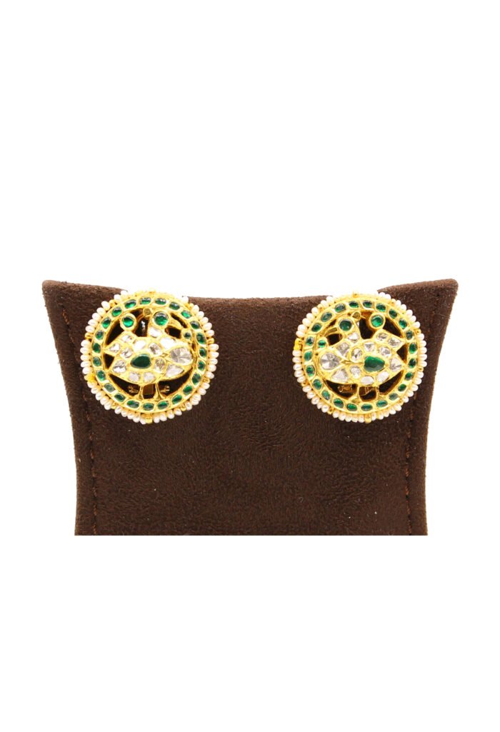 Kundan Polki Studded Earrings