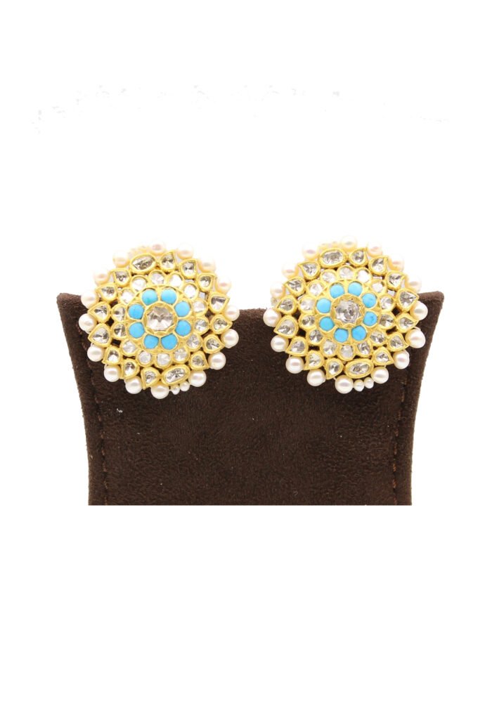 Pearls Kundan Earrings