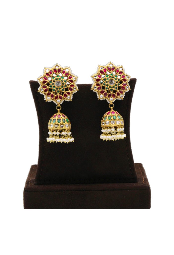 Antique Pearl Drop Jhumka