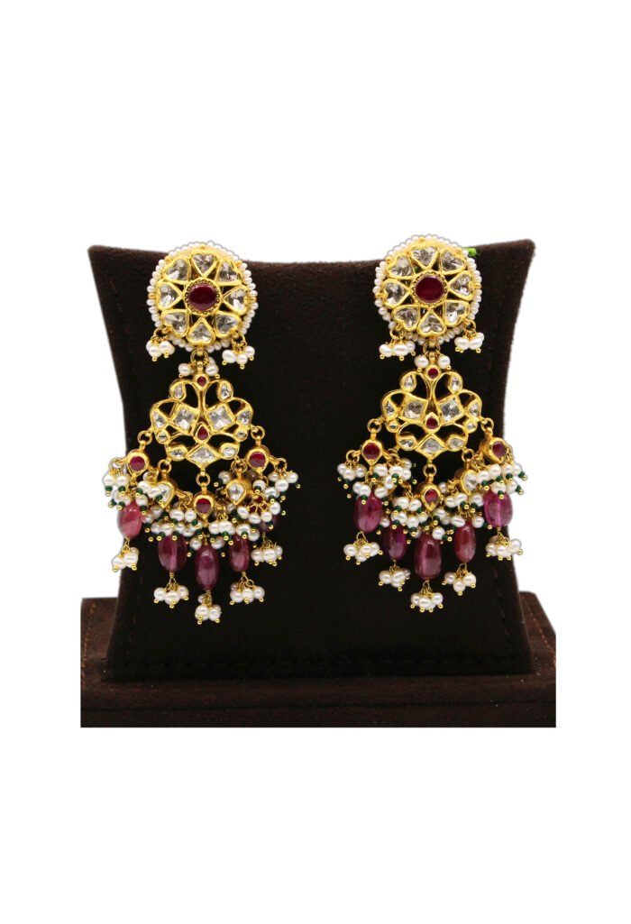 Royal Kundan Gold Plated Earring