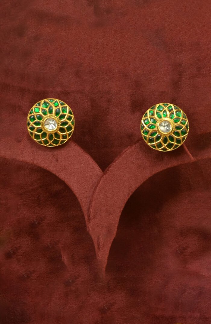 Premium Kundan Studs Earrings