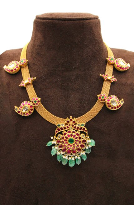 Gorgeous Ruby Kundan Necklace